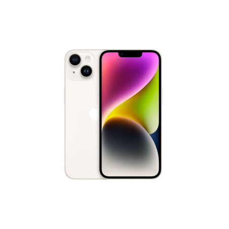 iPhone 14 128 Go Lumière stellaire - Grade A avec boîte et accessoires — Reconditionné Garanti 12 mois · Smarty Paris